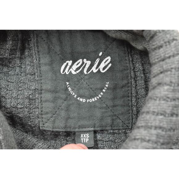 Aerie AEO Ribbed Button Down Top Henley Shirt Regular Size XXS - Picture 8 of 8